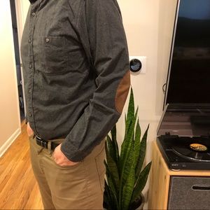 J. Crew Factory Fall Shirt with Elbow Patches